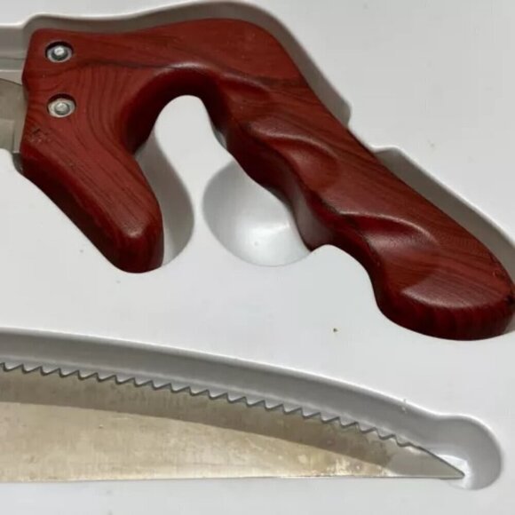 DCI Steak Saw Knife Set of 4 Knives Ergonomic Handle BBQ Decor Craft Inc. New - Picture 7 of 16